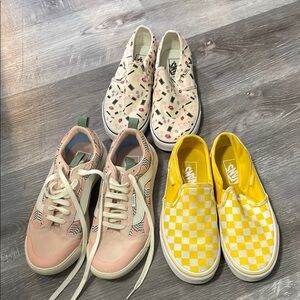 Vans 3 pairs